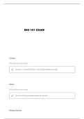 BIOLOGY 101 QUESTIONS AND VERIFIED ANSWERS&period;&period;