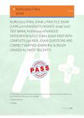 NURS 6202 FINAL EXAM AND PRACTICE EXAM &lpar;CAPELLA UNIVERSITY&rpar; NEWEST 2026&sol; 2027 TEST BANK&vert; NURS6202 ADVANCED PATHOPHYSIOLOGY FINAL EXAM PREP WITH COMPLETE 550 REAL EXAM QUESTIONS AND CORRECT VERIFIED ANSWERS&sol; ALREADY GRADED A&plus; &lpar;MOST RECENT&excl;&excl;&rpar;