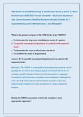 NIH Stroke Scale &lpar;NIHSS&rpar; Group D Certification Exam &lpar;Latest&rpar; &vert;&vert; Most &NewLine;Recent Exam 2026&vert;2027 Actual Complete   Real Exam Questions           &NewLine;And Correct Answers &lpar;Verified Answers&rpar; Already Graded A&plus; &vert; &NewLine;Guaranteed Success&excl;&excl; Newest Exam &vert; Just Released&excl;&excl;