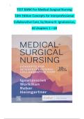Test Bank for Medical-Surgical Nursing&colon; Concepts for Interprofessional Collaborative Care 10th Edition &vert; Donna D&period; Ignatavicius&comma; M&period; Linda Workman&comma; Cherie R&period; Rebar & Nicole M&period; Heimgartner &vert; Chapters 1&ndash;69 Complete