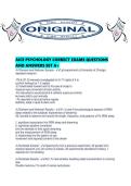 AICE PSYCHOLOGY CORRECT EXAMS QUESTIONS AND ANSWERS SET A&period;pdf