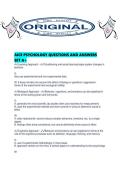 AICE PSYCHOLOGY QUESTIONS AND ANSWERS SET A&period;pdf