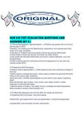 NUR 550 TEST EVALUATION QUESTIONS AND ANSWERS SET A&period;pdf