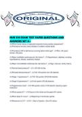 NUR 550 EXAM TEST PAPER QUESTIONS AND ANSWERS SET A&period;pdf