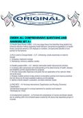 CMSRN ALL COMPREHENSIVE QUESTIONS AND ANSWERS SET A&period;pdf