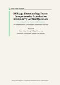 NUR 334 Pharmacology Exam 1 &ndash; Arizona College of Nursing &ndash; 2026&sol;2027 Academic Year &ndash; 100 Questions and Answers Covering Four Core Domains