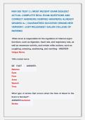 NUR 283 TEST 2 &vert;&vert; MOST RECENT EXAM 2026&vert;2027 &NewLine;ACTUAL COMPLETE REAL EXAM QUESTIONS AND &NewLine;CORRECT ANSWERS &lpar;VERIFIED ANSWERS&rpar; ALREADY &NewLine;GRADED A&plus; &vert; GUARANTEED SUCCESS&excl;&excl; BRAND NEW &NewLine;VERSION&excl; &vert; JUST RELEASED&excl;&excl; GALEN COLLEGE OF &NewLine;NURSING  