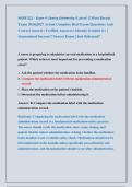 NURS 221 - Exam 4 Liberty University &lpar;Latest&rpar; &vert;&vert; Most Recent &NewLine;Exam 2026&vert;2027 Actual Complete Real Exam Questions And &NewLine;Correct Answer &lpar;Verified Answers&rpar; Already Graded A&plus; &vert; &NewLine;Guaranteed Success&excl;&excl; Newest Exam &vert; Just Released&excl;&excl;