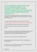 NU 578 Controlled Substances Exam 2025&sol;2026 &vert; 200&plus; Q&A with Rationales & Verified Answers by NP Experts &vert; Graded A&plus;