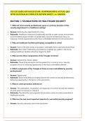 CEE CEE IAHSS ADVANCED EXAM- COMPREHENSIVE ACTUAL Q&A &NewLine;WITH RATIONALES COMPLETE REVIEW SHEET &vert; A&plus; GRADED