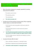 WGU D075 Test 2026 &vert; Practice Questions & Answer Explanations &vert; Information Technology Management Exam Prep