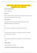 BUNDLE OF 4A051 CDC  QUESTIONS WITH VERIFIED CORRECT ANSWERS