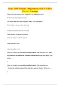 Behv 5634 Module 10 Questions with Verified&NewLine;Correct Answers