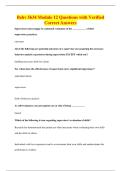 Behv 5634 Module 12 Questions with Verified&NewLine;Correct Answers