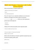 BEHV 5634 Module 13 Questions with Verified&NewLine;Correct Answers