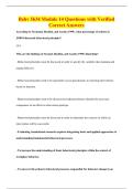 Behv 5634 Module 14 Questions with Verified&NewLine;Correct Answers