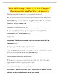 Behv 5634-Study Guide&colon; L&comma; S&comma; & A Chapter 2&NewLine;Questions with Verified Correct Answers