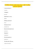 CCBMA Study Guide Questions with Verified&NewLine;Correct Answers