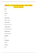 D204 EC U2 MASTER Questions with Verified&NewLine;Correct Answers