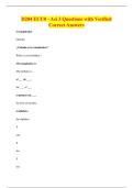 D204 ECU0 - Asi 3 Questions with Verified&NewLine;Correct Answers