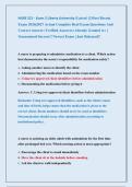 NURS 221 - Exam 2 Liberty University &lpar;Latest&rpar; &vert;&vert; Most Recent &NewLine;Exam 2026&vert;2027 Actual Complete Real Exam Questions And &NewLine;Correct Answer &lpar;Verified Answers&rpar; Already Graded A&plus; &vert; &NewLine;Guaranteed Success&excl;&excl; Newest Exam &vert; Just Released&excl;&excl; 