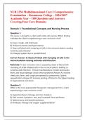 NUR 2356 Multidimensional Care I Comprehensive &NewLine;Examination &ndash; Rasmussen College &ndash; 2026&sol;2027 &NewLine;Academic Year &ndash; 100 Questions and Answers &NewLine;Covering Four Core Domains