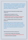 NURSING 104 EXAM 1 &mdash; ULL &lpar;University of Louisiana at Lafayette&rpar; ACTUAL &NewLine;EXAM 2026 &vert;&vert; MOST RECENT EXAM 2026&vert;2027 ACTUAL COMPLETE &NewLine;REAL EXAM QUESTIONS AND CORRECT ANSWERS &lpar;VERIFIED &NewLine;ANSWERS&rpar; ALREADY GRADED A&plus; &vert; GUARANTEED SUCCESS&excl;&excl;              &NewLine;BRAND N