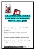 PCN 107 Final Exam 2026&sol;2027 &vert; 35&plus; Questions & Correct Answers &vert; CBT&comma; REBT&comma; Bowen Family Systems&comma; Solution-Focused&comma; Narrative & Reality Therapy