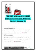 PCN 107 EXAM COMPLETE PACKAGE DEAL