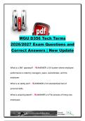 WGU D356 HUMAN RESOURCE EXAM COMPLETE PACKAGE DEAL