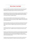 Burns Exam 1 Test Bank &vert; Burn Care Nursing Questions & Answers &vert; 2026&sol;2027