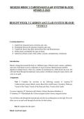 BIOS255 Week 3 Cardiovascular System & Blood Vessels Questions & Answers