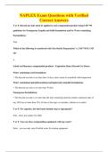 NAPLEX Exam Questions with Verified&NewLine;Correct Answers