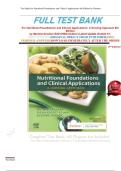TEST BANK FOR Nutritional Foundations and Clinical Applications 8th Edition by Grodner COMPLETE GUIDE ALL CHAPTERS COVERED 100&percnt; VERIFIED A&plus; GRADE ASSURED&excl;&excl;&excl;&excl;&excl; NEW LATEST UPDATE&excl;&excl;&excl;&excl;&excl;