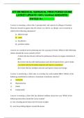 ATI RN MED-SURG PROCTORED EXAM LATEST UPDATE 100&percnt; Verified ANSWERS RATED A&plus;
