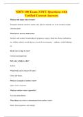 NDFS 100 Exam 3 BYU Questions with&NewLine;Verified Correct Answers