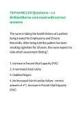 75 Free NCLEX Questions &ndash; c o BrilliantNurse&period;com exam with correct answers