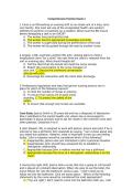 Comprehensive Practice Exams 1 Questions & Answers &vert; Study Guide 2026&sol;2027