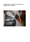 Biological Science 6th Edition Scott Freeman Lizabeth Allison Test Bank 2026&sol; 2027