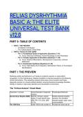 RELIAS Dysrhythmia Basic A Exam Test Bank &lpar;2026&sol;2027&rpar; &vert; S-Tier Ultimate Guide &vert;  Elite Questions &plus; Rationales & ACLS Cheat Sheet