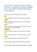CHM 101 EXAM 1- DONOVAN &vert;LATEST UPDATED 2026&sol;2027 &vert;A COMPLETE SOLUTION ALL ANSWERS GET IT 100&percnt; CORRECT &vert;VERIFIED BEST GRADED A&plus; FOR SUCCESS