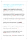 D570 Cognitive Psychology Objective Assessment Study Guide