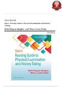 Test Bank Bates Nursing Guide to Physical Examination and History Taking 3rd Edition &lpar;Hogan-Quigley&comma; 2022&rpar; Chapter 1-24 &vert; All Chapters