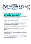 PHR CERTIFICATION ACTUAL CORRECT QUESTIONS AND ANSWERS SURE A&period;pdf