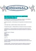 PHR CERTIFICATION FINALS ALL QUESTIONS AND ANSWERS SURE A&period;pdf