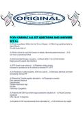 PCCN CARDIAC ALL SET QUESTIONS AND ANSWERS SET A&period;pdf&NewLine;&NewLine;1&period; Document information