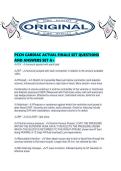 PCCN CARDIAC ACTUAL FINALS SET QUESTIONS AND ANSWERS SET A&period;pdf