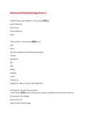 Advanced Pathophysiology Exam 3 2026 &ndash; Questions & Answers&comma; Study Guide&comma; Practice Questions & Exam Review