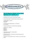 TMC KETTERING PATHOLOGY ACTUAL FINALS QUESTIONS AND ANSWERS SET A&period;pdf