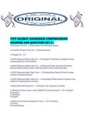 TCFP HAZMAT AWARENESS COMPREHENSIVE ANSWERS AND QUESTIONS SET A&period;pdf